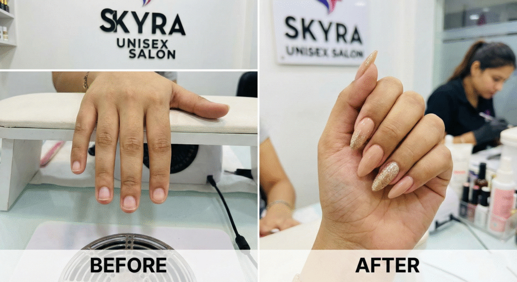 best stick on nails skyra