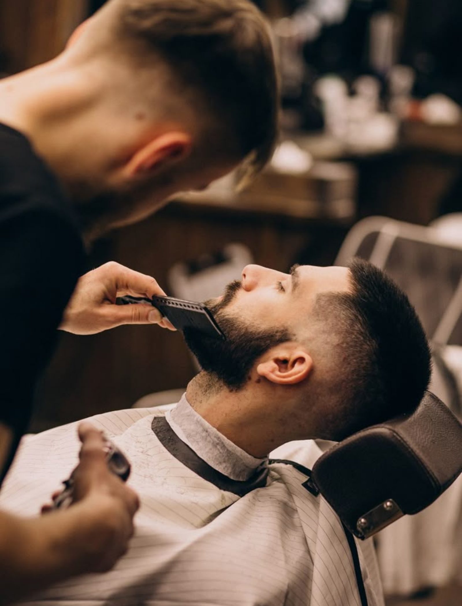 beard cutting